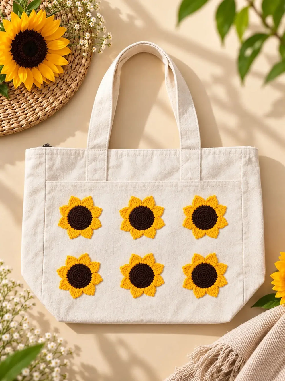 Embroidered Everyday Tote