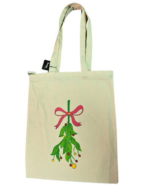 Christmas Greens Canvas Tote Bag