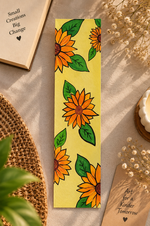 Sunflower bookmark