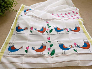 Handpainted Saree
