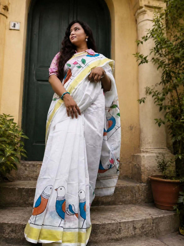 Handpainted Saree