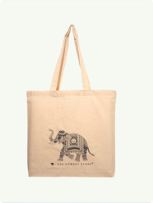 Elephant Printed Tote Bag